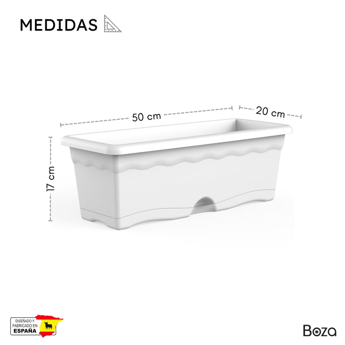 Jardinera Terra 10 L Plato Integrado