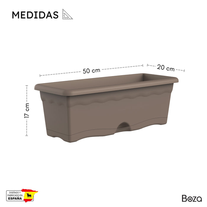 Jardinera Terra 10 L Plato Integrado