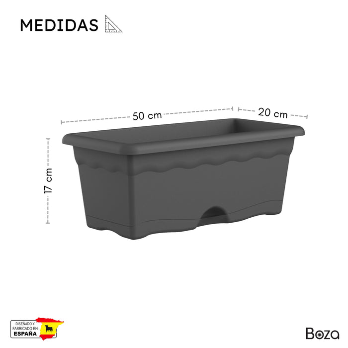Jardinera Terra 10 L Plato Integrado