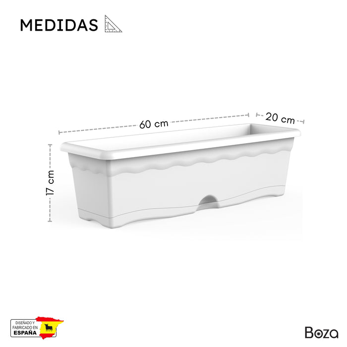 Jardinera Terra 12 L Plato Integrado