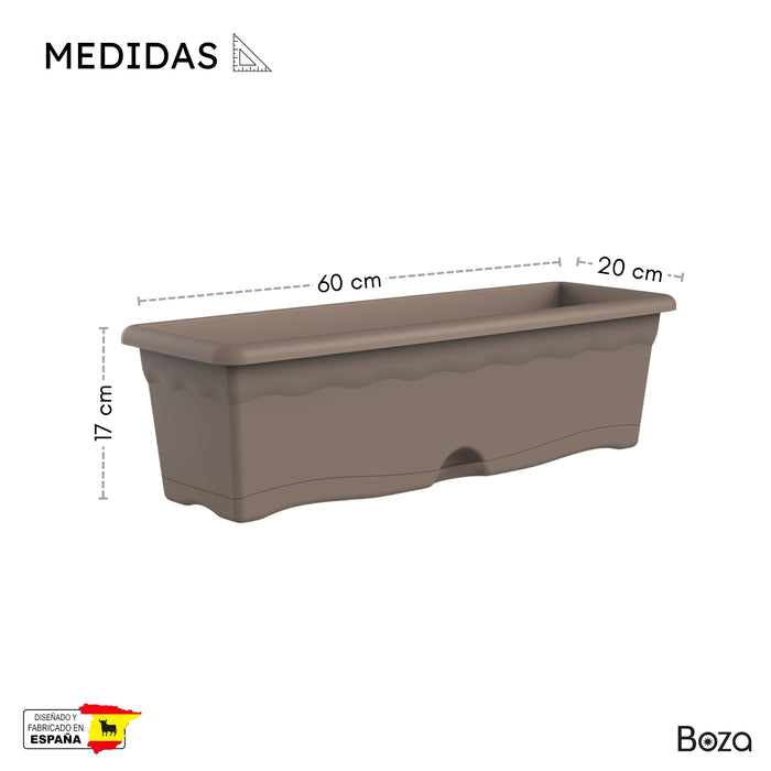 Jardinera Terra 12 L Plato Integrado