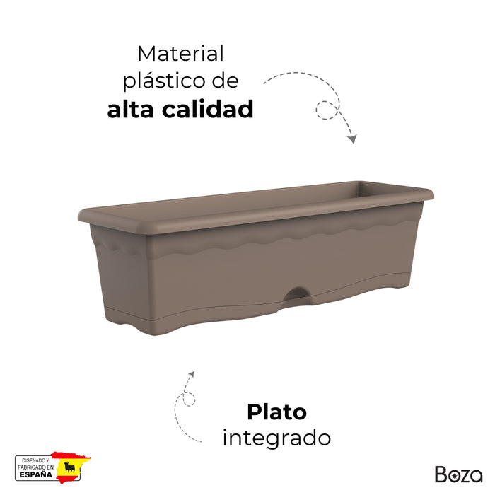 Jardinera Terra 12 L Plato Integrado