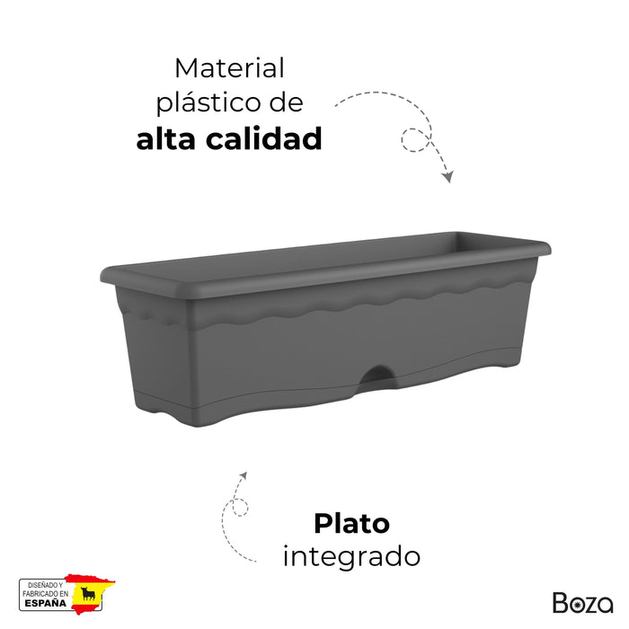 Jardinera Terra 12 L Plato Integrado