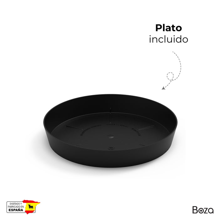 Maceta Cuenco 58 L Con Plato