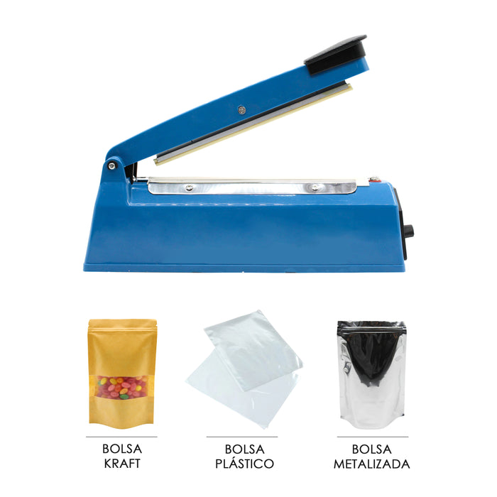 Paquete 2 Selladoras Térmicas Plástico 20cm