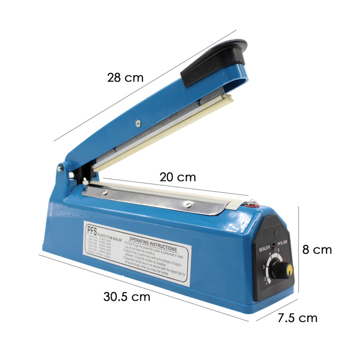 Selladora Térmica Plástico 20cm