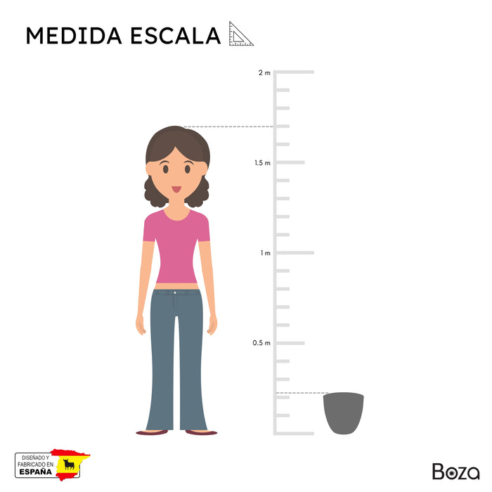 Maceta Cuenco 9.5 L Con Plato