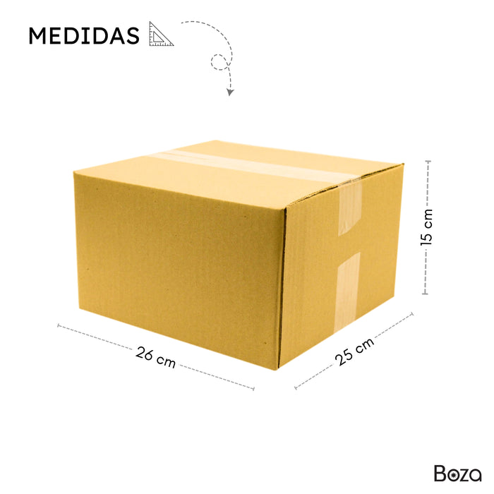 Caja de Cartón 26x25x15