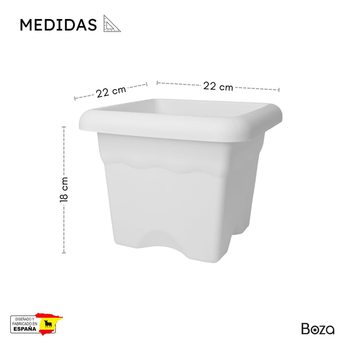 Maceta Terra 4 L Con Plato