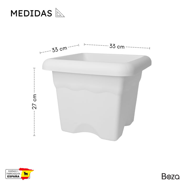 Maceta Terra 14 L Con Plato