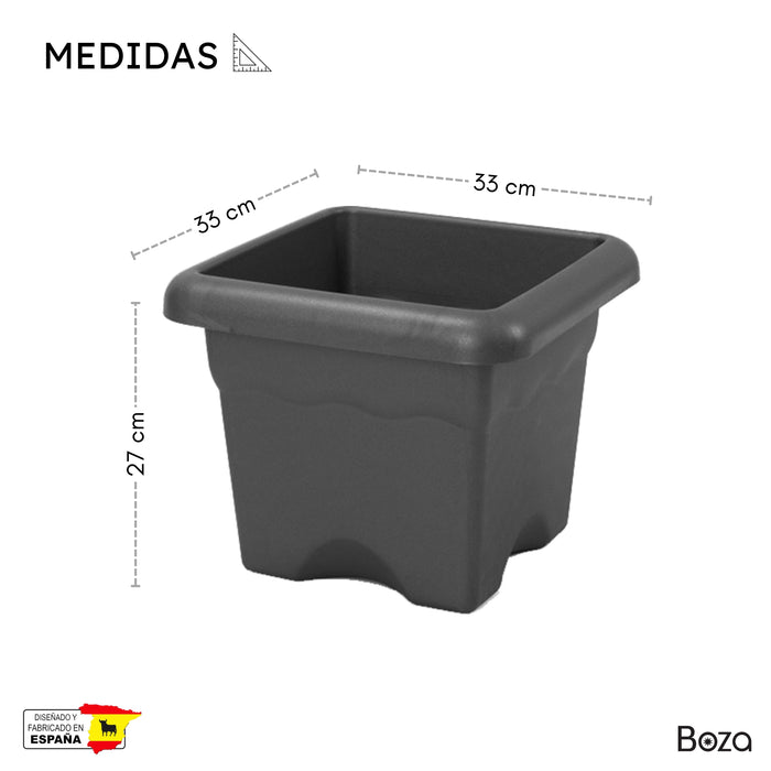 Maceta Terra 14 L Con Plato