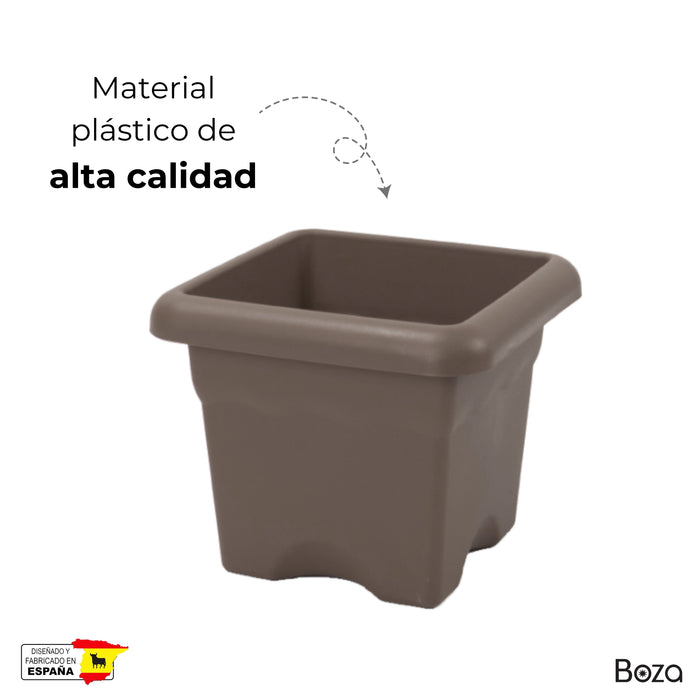 Maceta Terra 4 L Con Plato