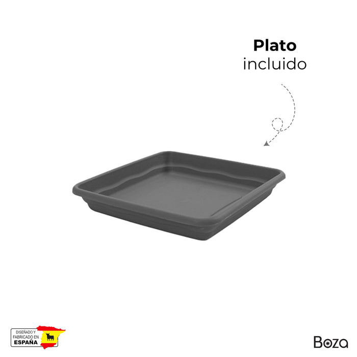 Maceta Terra 14 L Con Plato