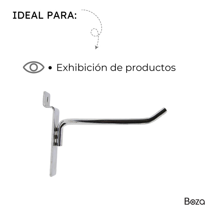 Gancho Blister Cromado 10cm