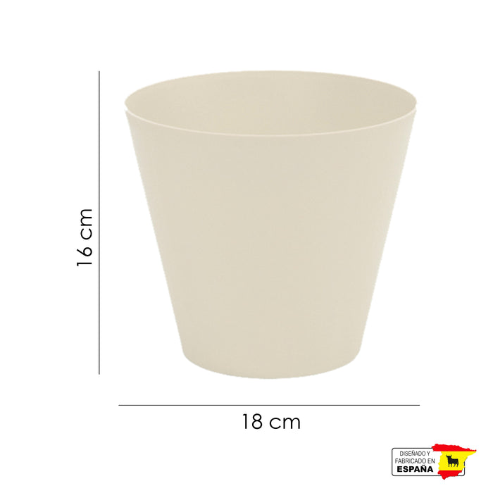 Maceta Cono 2.5 L Con Plato