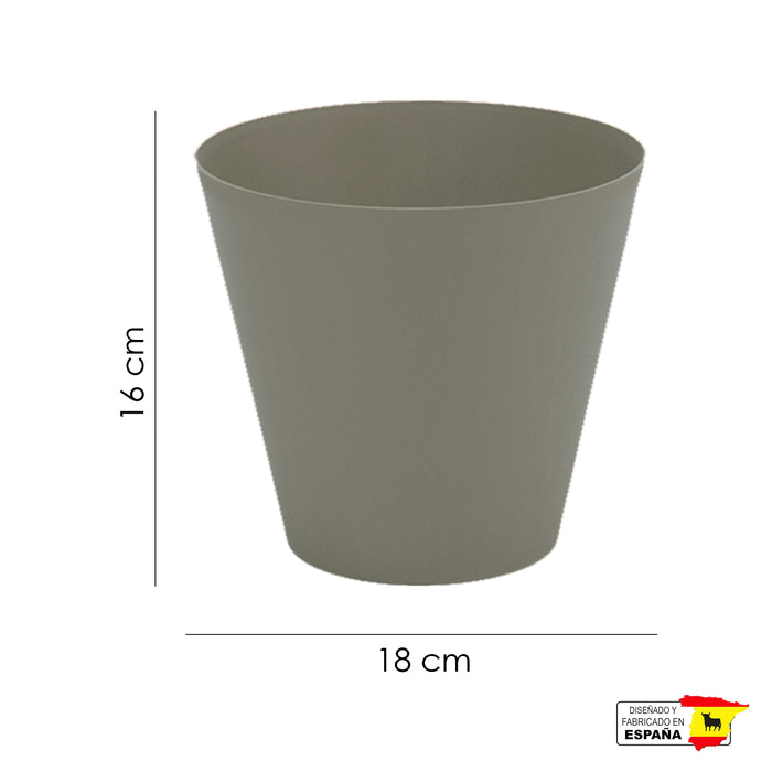 Maceta Cono 2.5 L Con Plato