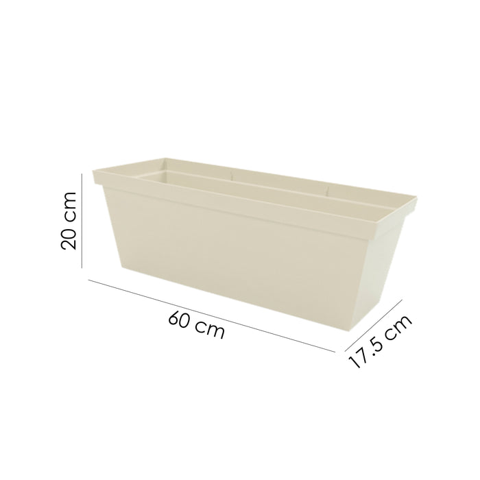 Jardinera Tes 15 L Con Plato