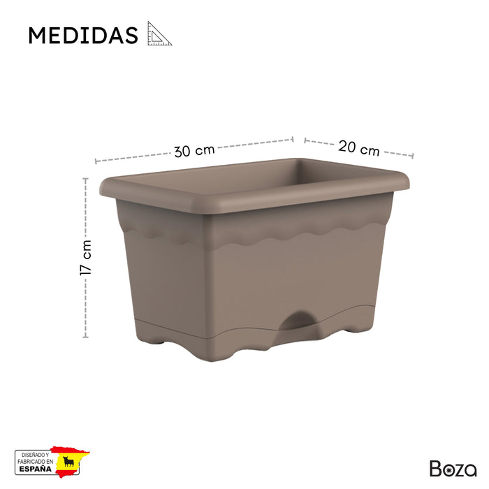 Jardinera Terra 6 L Plato Integrado
