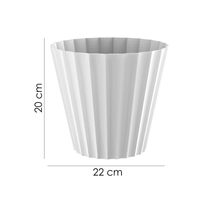 Maceta Doric 5 L Con Plato