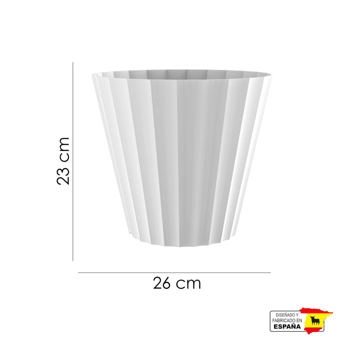 Maceta Doric 8 L Con Plato