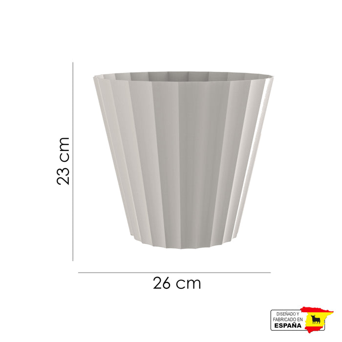 Maceta Doric 8 L Con Plato