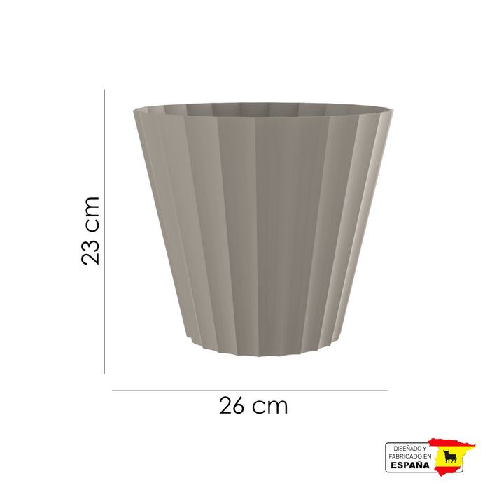Maceta Doric 8 L Con Plato