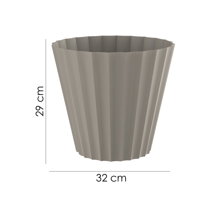 Maceta Doric 15 L Con Plato