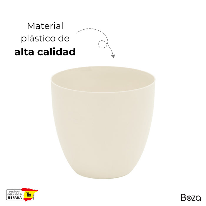 Maceta Cuenco 17.5 L Con Plato