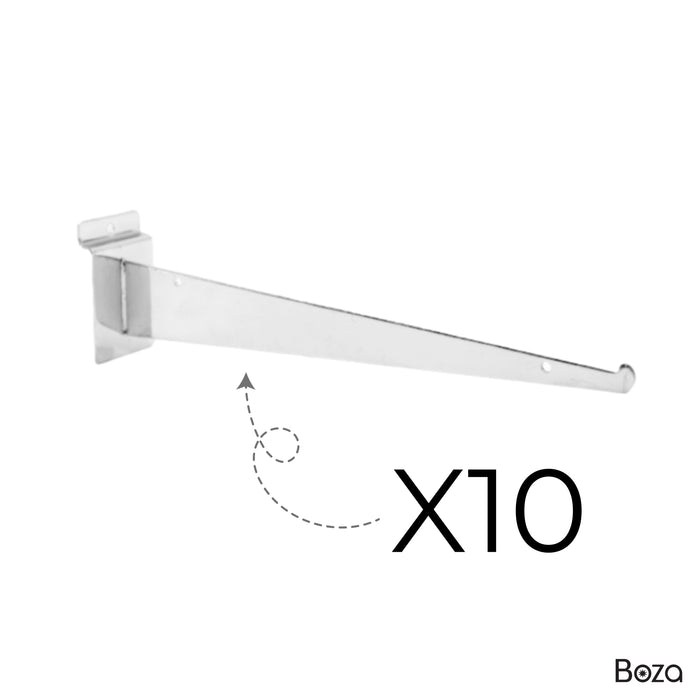 Ménsula Panel Ranurado 30cm