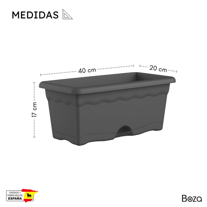 Jardinera Terra 8 L Plato Integrado