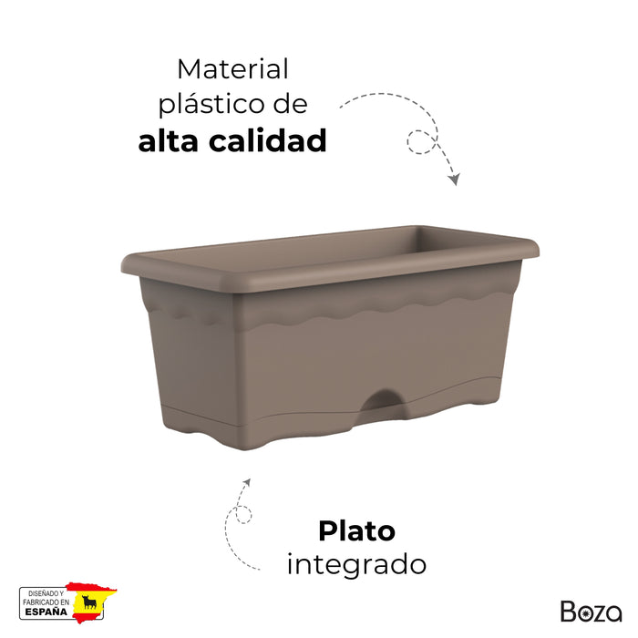 Jardinera Terra 8 L Plato Integrado