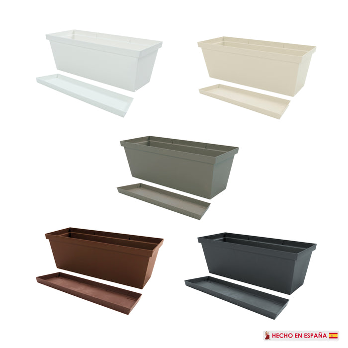 Jardinera Tes 15 L Con Plato