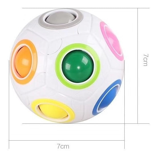 Cubo Rubik Rainbow Magic Ball 2 Speedcube Destreza Arcoiris