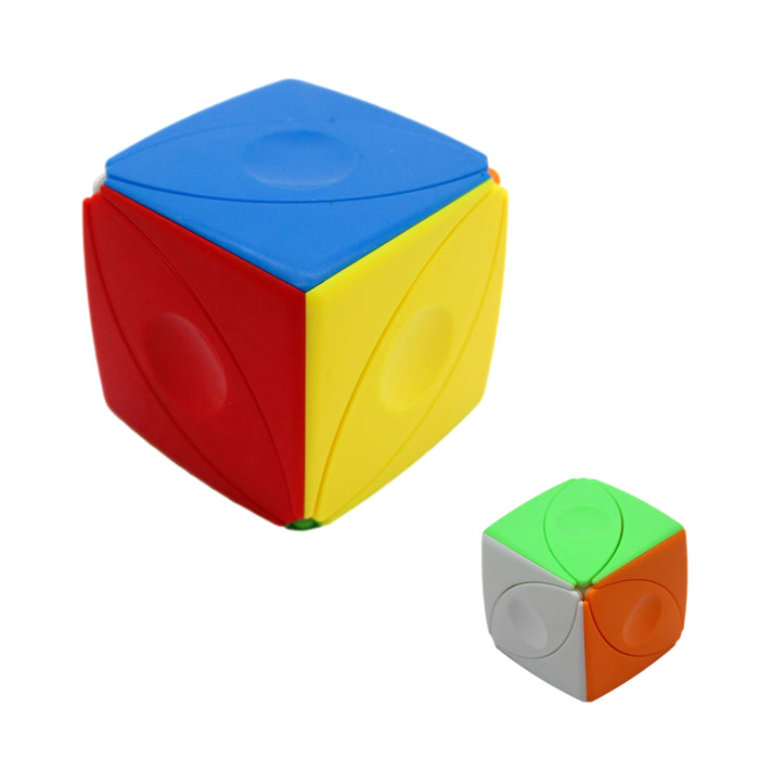Cubo Rubik 2x2 Hoja Maple Speedcube Lubricado Pintado Boza