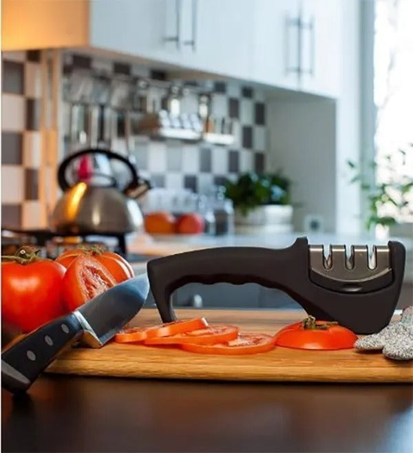 Afilador D Cuchillos Portátil 3 Etapas D Afilado Profesional