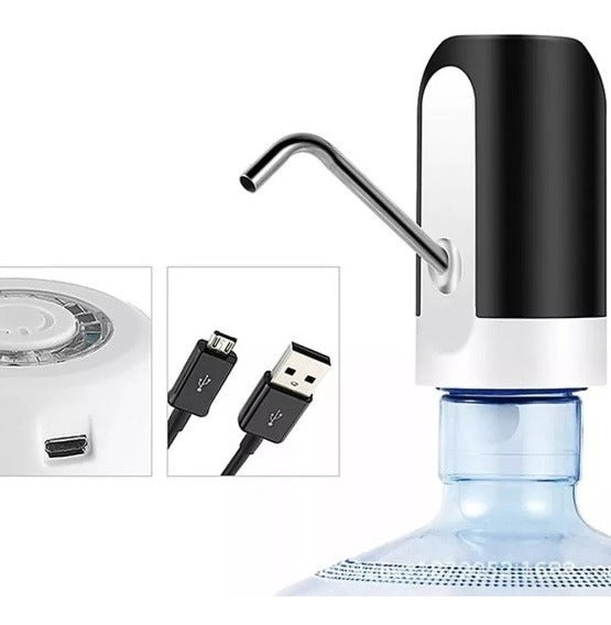Dispensador De Agua Electronico Recargable Usb Garrafón