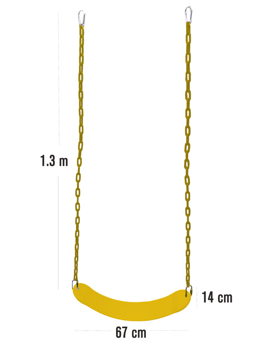 Columpio D Banda Para Niños Asiento Juegos Aire Libre Cadena