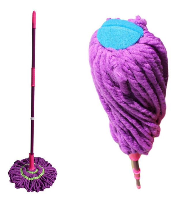 Trapeador Magico 1.2m Con Sistema Para Exprimir Sprint Mop
