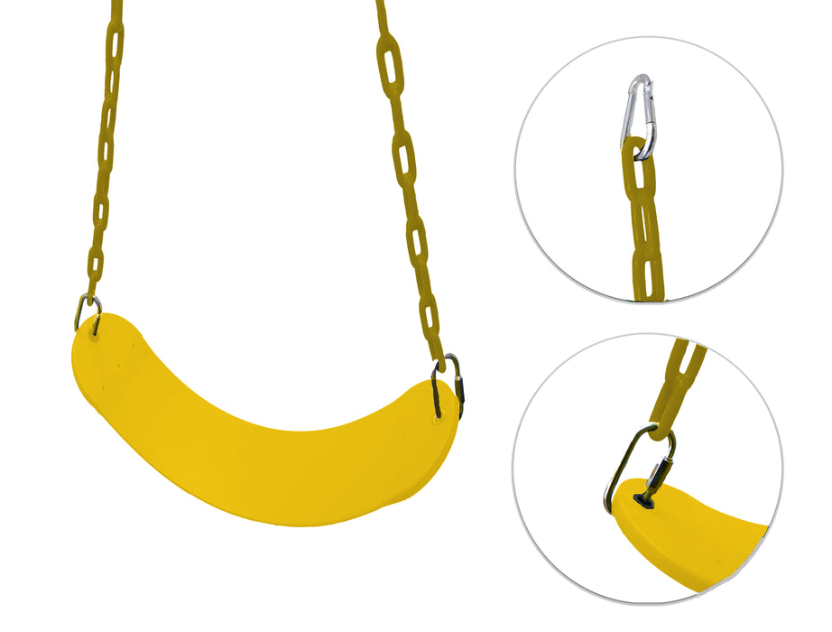 Columpio D Banda Para Niños Asiento Juegos Aire Libre Cadena