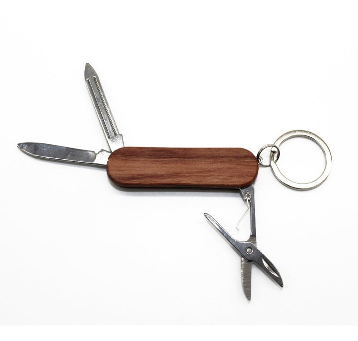 Navaja Madera Bolsillo Estilo Suiza Excelente Regalo