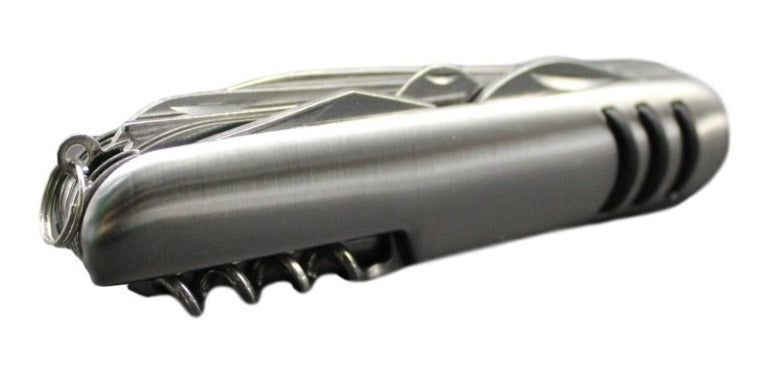 Navaja Acero Inox 11 Funciones Llavero Multiherramienta