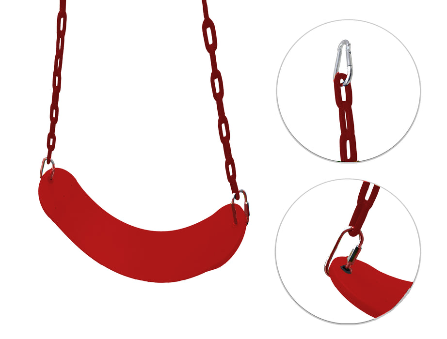 Columpio D Banda Para Niños Asiento Juegos Aire Libre Cadena
