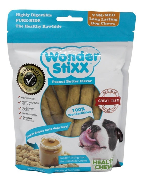 Carnaza Perro Wonder Stixx Saborizadas 9pzas Premios Sticks