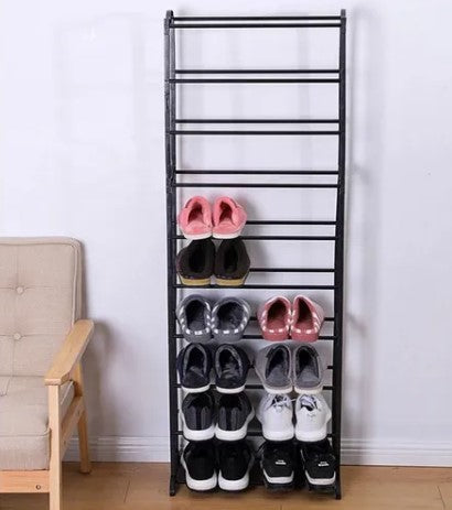 Zapatera Organizador Rack10 Niveles Facil De Armar 30 Pares