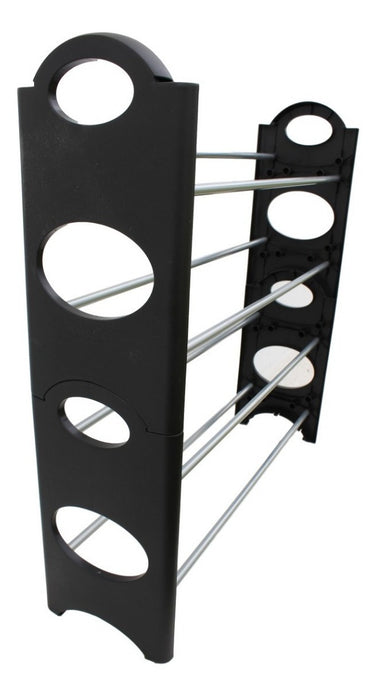 Zapatera Organizador Rack 4 Niveles Facil De Armar 12 Pares Zapatos Modular Envio Gratis