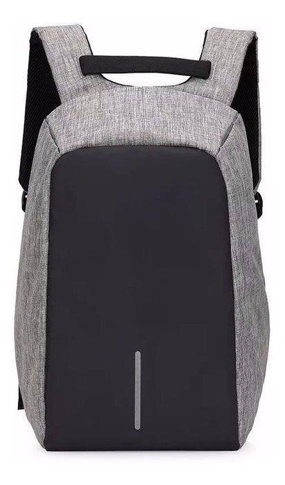 Mochila Backpack Antirobo Impermeable Puerto Usb Laptop Cierre Oculto