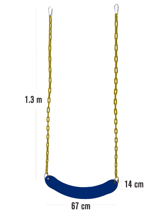 Columpio D Banda Para Niños Asiento Juegos Aire Libre Cadena