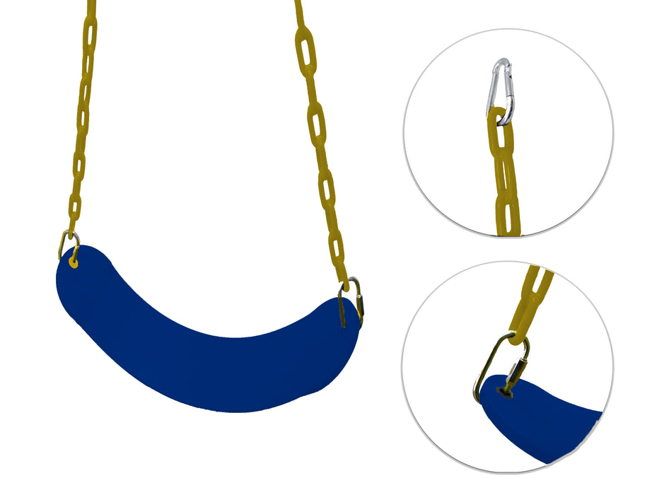 Columpio D Banda Para Niños Asiento Juegos Aire Libre Cadena