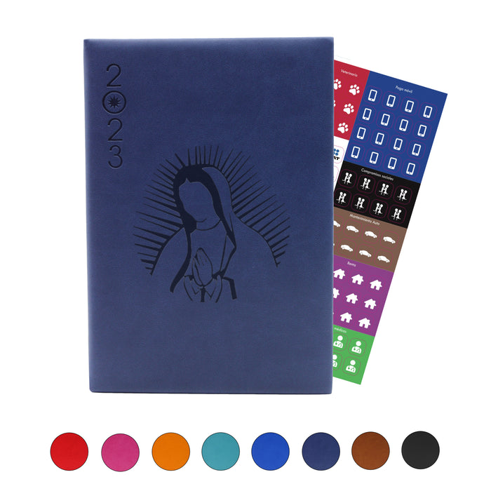 Agenda Boza 2023 Grabada Virgen Guadalupe Diaria O Semanal