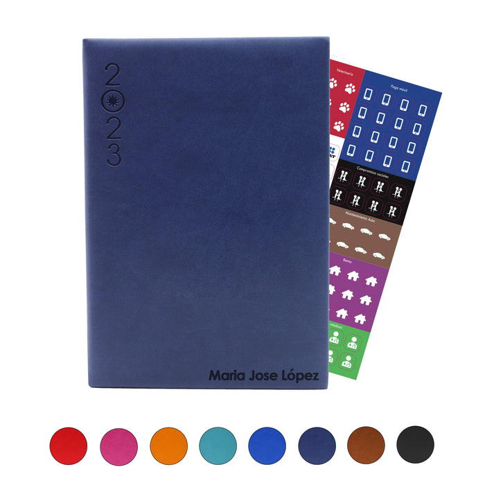 Agenda Boza 2023 Vinipiel Grabada Nombre Personalizado